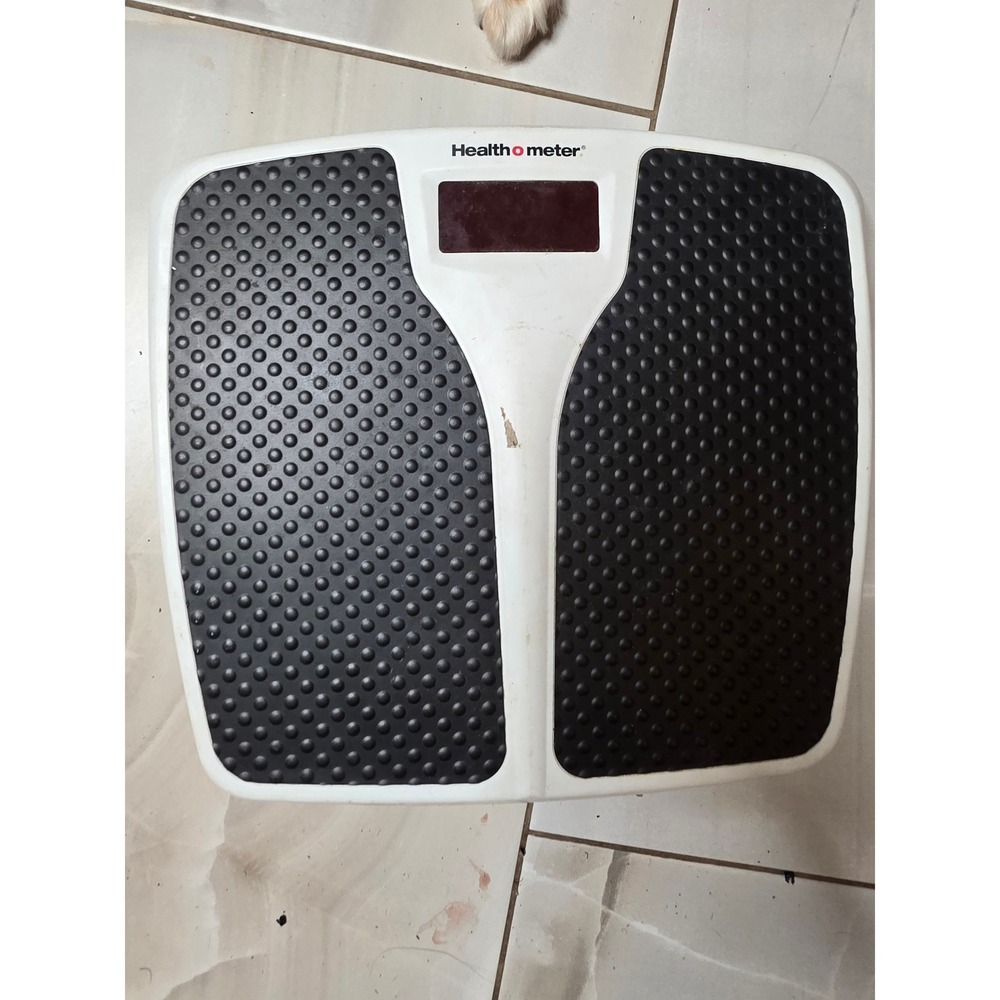 Health o meter Digital Bathroom Scale White Black Model HDR743DQ6-41-PS